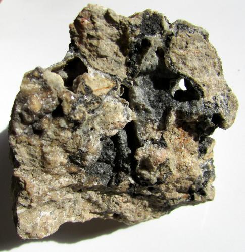 óxidos de manganeso<br />Mina San Mateo, Pas Son Creus, Bunyola, Mallorca, Islas Baleares / Illes Balears, España<br />6''5 x 6 cm.<br /> (Autor: Jordi Franco)