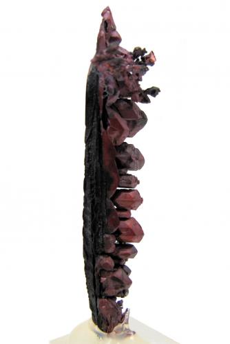 Cobre<br />Itauz Mine, Dzhezkazgan, Karaganda Region, Kazakhstan<br />63 mm x 10 mm. Cristal principal: 8.5 mm de anchura<br /> (Autor: Carles Millan)
