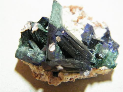 Azurite<br />Tsumeb Mine, Tsumeb, Otjikoto Region, Namibia<br />30x30mm<br /> (Author: Heimo Hellwig)