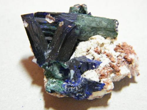 Azurite<br />Tsumeb Mine, Tsumeb, Otjikoto Region, Namibia<br />30x30mm<br /> (Author: Heimo Hellwig)