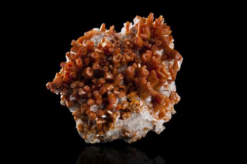 Vanadinite<br />San Carlos Mine (Apex Mine), San Carlos, Municipio Manuel Benavides, Chihuahua, Mexico<br />9,0	x	8,0	x	5,0	cm<br /> (Author: MIM Museum)