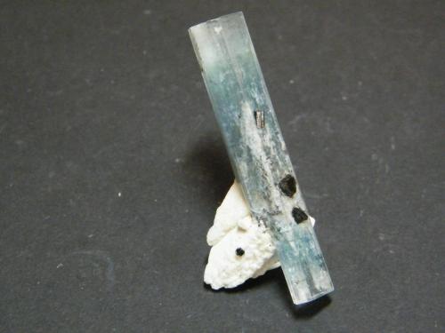 Beryl (variety aquamarine)<br />Erongo Mountain, Usakos, Erongo Region, Namibia<br />L: 55mm x Dia: 10mm<br /> (Author: Heimo Hellwig)