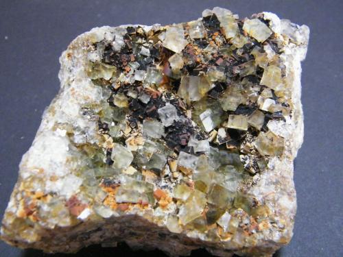 Fluorite<br />Erongo Mountain, Usakos, Erongo Region, Namibia<br />80x70mm<br /> (Author: Heimo Hellwig)