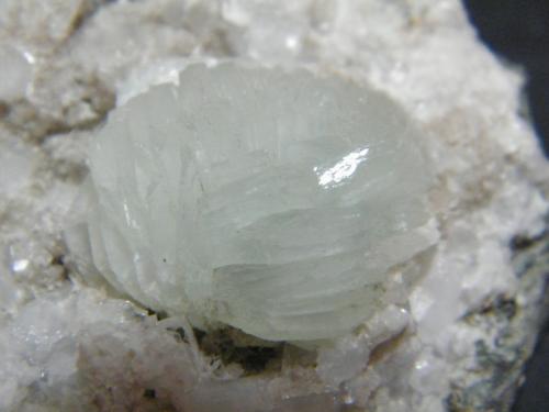 Prehnite, Quartz<br />Montes Goboboseb, Zona Brandberg, Región Erongo, Namibia<br />55x50mm<br /> (Author: Heimo Hellwig)