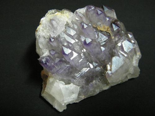 Quartz (variety amethyst)<br />Brandberg area, Erongo Region, Namibia<br />80x60x55mm<br /> (Author: Heimo Hellwig)