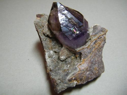 Quartz (variety amethyst)<br />Brandberg area, Erongo Region, Namibia<br />70x90x70mm<br /> (Author: Heimo Hellwig)