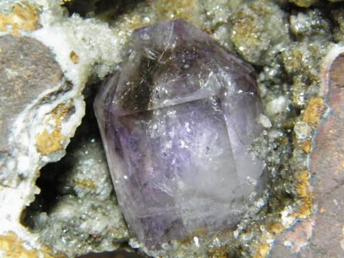 Quartz (variety amethyst)<br />Brandberg area, Erongo Region, Namibia<br />65x80x60mm<br /> (Author: Heimo Hellwig)