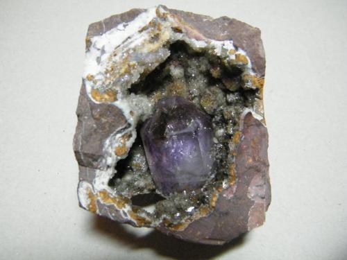 Quartz (variety amethyst)<br />Brandberg area, Erongo Region, Namibia<br />65x80x60mm<br /> (Author: Heimo Hellwig)