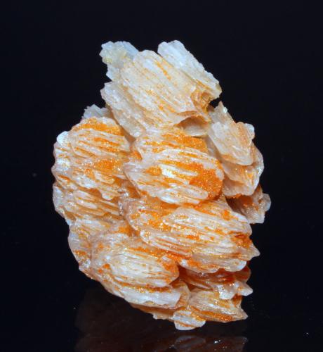 Mimetite, Cerussite<br />Nakhlak Mine, ↓200 m., Madan-e Nakhlak, Anarak District, Nain, Isfahan Province, Iran<br />5 x 4.3 cm<br /> (Author: Don Lum)