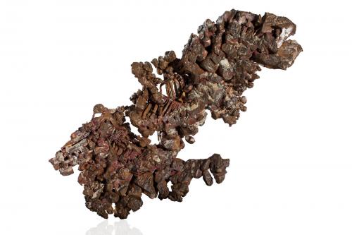 Copper<br />Pewabic Lode, Houghton County, Michigan, USA<br />16,0	x	9,5	x	17,0	cm<br /> (Author: MIM Museum)