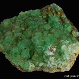 Fluorita.<br />Pedrera Berta, Turó de Can Domènech, Serra de Roques Blanques, Sant Cugat del Vallès-El Papiol, Comarca Vallès Occidental / Baix Llobregat, Barcelona, Cataluña / Catalunya, España<br />90x70 mm.<br /> (Autor: Jesus Franquesa Baucells)