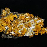 Wulfenite<br />Xinjiang Uyghur Autonomous Region, China<br />10x9.2x2 cm''s<br /> (Author: Joseph DOliveira)