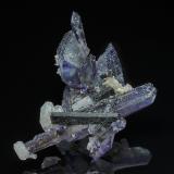 Fluorite, Beryl, Schorl<br />Erongo Mountain, Usakos, Erongo Region, Namibia<br />5.1 x 5.0 cm<br /> (Author: am mizunaka)