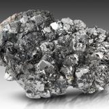 Nickelskutterudite<br />Schneeberg District, Erzgebirgskreis, Saxony/Sachsen, Germany<br />8.5 x 11.5 x 3.5 cm / main crystal: 1.8 cm<br /> (Author: MIM Museum)