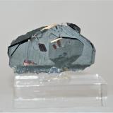 Hematite and Rutile<br />Cavradi, Curnera Valley, Tujetsch (Tavetsch), Vorderrhein Valley, Grischun (Grisons; Graubünden), Switzerland<br />40mm X 25mm x5mm<br /> (Author: Philippe Durand)