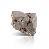 Isoferroplatinum<br />Konder Massif, Aldan shield, Ayan-Maya District, Khabarovsk Krai, Russia<br />1.5 x 1.5 x 1 cm / main crystal: 1.3 cm<br /> (Author: MIM Museum)