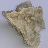 Fluorite, Calcite<br />Lead mines, Obernberg am Brenner, Innsbruck-Land District, Tyrol/Tirol, Austria<br />6 x 5 cm<br /> (Author: Volkmar Stingl)
