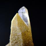 Cuarzo, Clorita (inclusiones), Siderita y Pirita<br />Minas da Panasqueira, Aldeia de São Francisco de Assis, Covilhã, Castelo Branco, Cova da Beira, Centro, Portugal<br />Campo de visión 3,5 cm.<br /> (Autor: Antonio P. López)