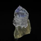 Quartz, Quartz (variety smoky quartz)<br />Rist Mine, Hiddenite, Alexander County, North Carolina, USA<br />3.2 x 2.2 cm<br /> (Author: am mizunaka)
