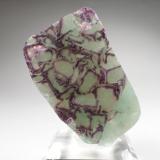 Fluorite, Quartz<br />Omehane occurrences, Otjinamewa (Otjionamewa), electoral district Dâures, Erongo Region, Namibia<br />60 mm x 50 mm x 22 mm<br /> (Author: Don Lum)