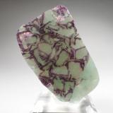 Fluorite, Quartz<br />Omehane occurrences, Otjinamewa (Otjionamewa), electoral district Dâures, Erongo Region, Namibia<br />60 mm x 50 mm x 22 mm<br /> (Author: Don Lum)