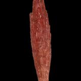 Rhodochrosite<br />Santa Eulalia District, Municipio Aquiles Serdán, Chihuahua, Mexico<br />6.9 x 1.5 cm<br /> (Author: am mizunaka)