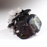 Hematite, Quartz<br />Elba Island, Livorno Province, Tuscany, Italy<br />55 mm x 54 mm x  37 mm<br /> (Author: Don Lum)