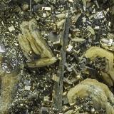 Pyrite<br />Minas da Panasqueira, Aldeia de São Francisco de Assis, Covilhã, Castelo Branco, Cova da Beira, Centro, Portugal<br /><br /> (Author: am mizunaka)