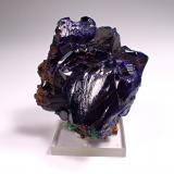 Azurite, Malachite<br />Tsumeb Mine, Tsumeb, Otjikoto Region, Namibia<br />48 mm x 40 mm x 30 mm<br /> (Author: Don Lum)