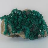 Dioptase<br />Altyn-Tyube deposit, Altyn-Tyube area, Kirghiz Steppes, Karaganda Region, Kazakhstan<br />75mm X 45mm X 30mm<br /> (Author: Philippe Durand)