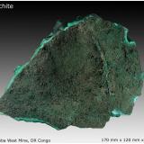 MalachiteMashamba West Mine, Kolwezi District, Lualaba, Katanga Copper Crescent, Katanga (Shaba), Democratic Republic of the Congo (Zaire)170 mm x 120 mm x 70 mm (Author: silvia)