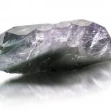 Fluorapatite<br />Ganadao (Gandao Hill), Mohmand District, Peshawar Division, Khyber Pakhtunkhwa Province, Pakistan<br />16.5 x 2 x 6.5 cm / main crystal: 16.2 cm<br /> (Author: MIM Museum)
