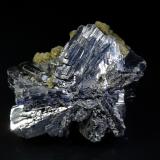 Arsenopirita, Siderita<br />Minas da Panasqueira, Aldeia de São Francisco de Assis, Covilhã, Castelo Branco, Cova da Beira, Centro, Portugal<br />5 x 4 cm.<br /> (Autor: Antonio P. López)