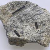 Tourmaline (variety Schorl)<br />Finstertal, Kühtai, Silz, Imst District, North Tyrol, Tyrol/Tirol, Austria<br />9 x 8 cm<br /> (Author: Volkmar Stingl)