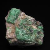 Beryl (variety emerald)<br />Lung Muoi deposit, Nguyên Bình District, Cao Bang Province, Vietnam<br />5.7 x 4.8 cm<br /> (Author: am mizunaka)
