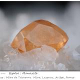 Monazite-(Ce)Trimouns Mine, Luzenac, Haute-Ariège, Foix, Ariège Department, Occitanie, Francefov 3.90 mm (Author: ploum)