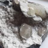 Apophyllite, Prehnite, Gyrolite, Quartz<br />Pune District (Poonah District), Maharashtra, India<br />6,5 x 5 cm<br /> (Author: Volkmar Stingl)