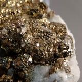 Pyrite and CalciteMina de Reocín, Reocín, Comarca Saja-Nansa, Cantabria, EspañaDetail (Author: Firmo Espinar)