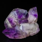 Quartz (variety amethyst)<br />Ellis-Jones Mine, Due West, Abbeville County, South Carolina, USA<br />8.1 x 6.6 cm<br /> (Author: am mizunaka)