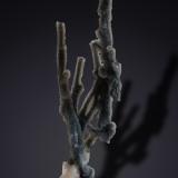 Stilbite-Ca and Quartz (variety chalcedony)<br />Jalgaon District, Maharashtra, India<br />34 mm x 104 mm x 30 mm<br /> (Author: Firmo Espinar)