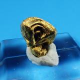 Gold<br />Oruro City, Cercado Province, Oruro Department, Bolivia<br />7 mm x 6 mm<br /> (Author: Don Lum)