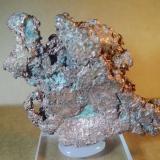 Cobre<br />Lago Superior, Condado Keweenaw, Michigan, USA<br />7 x 6 x 1,5 cm.<br /> (Autor: Felipe Abolafia)