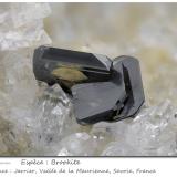 Brookite<br />Jarrier, Saint-Jean-de-Maurienne, Savoie, Auvergne-Rhône-Alpes, France<br />fov 6.0 mm<br /> (Author: ploum)