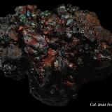 Goethita.<br />Corta Filón Sur, Minas de Tharsis, Tharsis, Alosno, Comarca El Andévalo, Huelva, Andalucía, España<br />45x30 mm.<br /> (Autor: Jesus Franquesa Baucells)