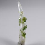 Uvite, Quartz<br />Brumado, Bahia, Northeast Region, Brazil<br />47 mm x 12 mm<br /> (Author: Don Lum)
