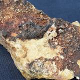 Goethite ps. Pyrite, Quartz, Orthoclase variety AdulariaWörgegratspitze, Nedertal, Silz, Distrito Imst, Tirol Norte, Tirol, Austria8 x 4 cm (Author: Volkmar Stingl)