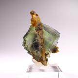 Fluorite, ChalcedonyZona Choir, Provincia Govisümber, Mongolia43 mm x 42 mm x 35 mm (Author: Don Lum)