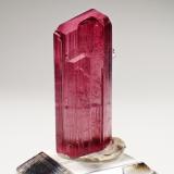 Elbaite (Tourmaline Group)<br />Paprok, Kamdesh District, Nuristan Province, Afghanistan<br />27 mm x 12 mm x 10 mm<br /> (Author: Don Lum)