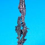 Native Copper<br />Ray Mines, Scott Mountain area, Mineral Creek District, Dripping Spring Mountains, Pinal County, Arizona, USA<br />71 mm x 17 mm<br /> (Author: Don Lum)