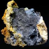 Dadsonita, Boulangerita, Siderita<br />Zona Saint Pons, Barcelonnette, Alpes-de-Haute-Provence, Provence-Alpes-Côte d'Azur, Francia<br />5 x 5 cm.<br /> (Autor: Antonio P. López)